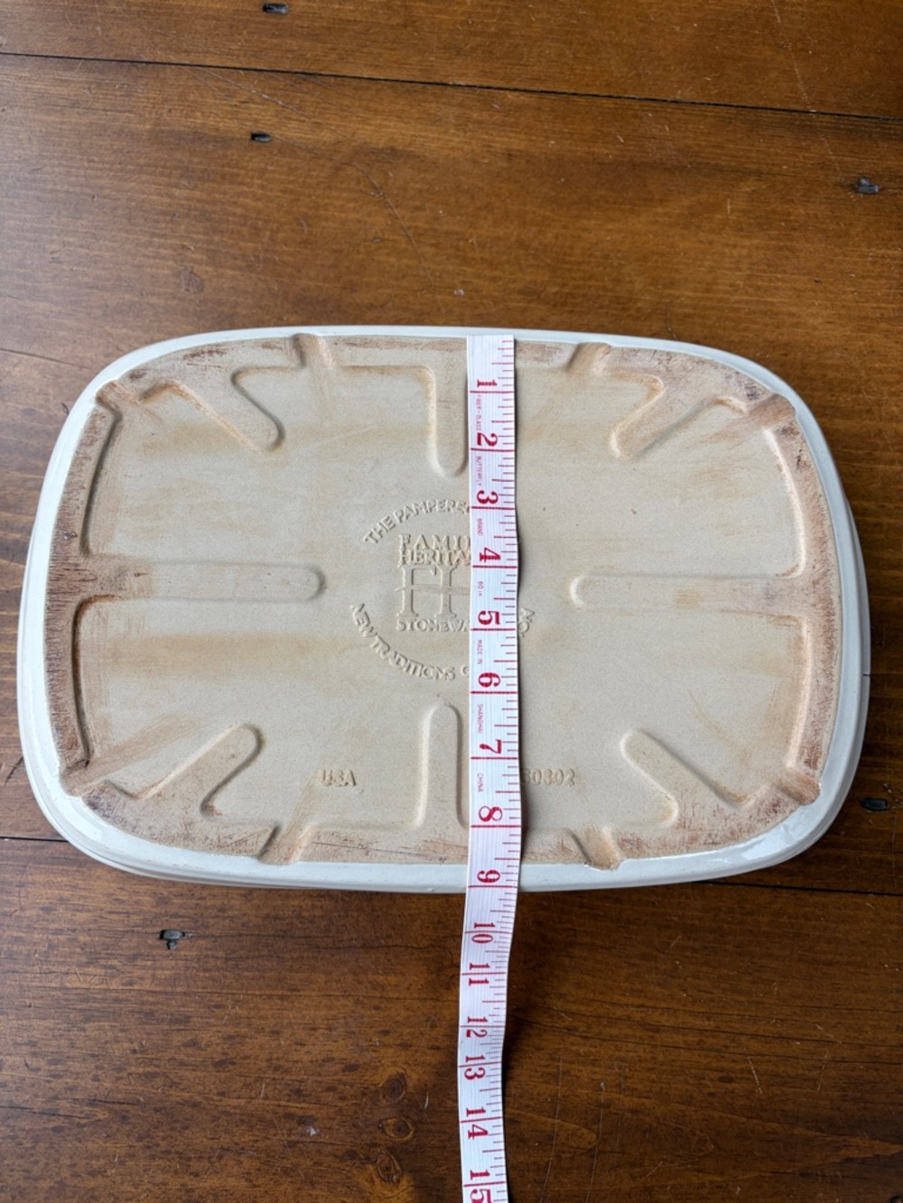 The Pampered Chef Stoneware 9x13 Rectangle Baker Baking Dish - Picture 13 of 13